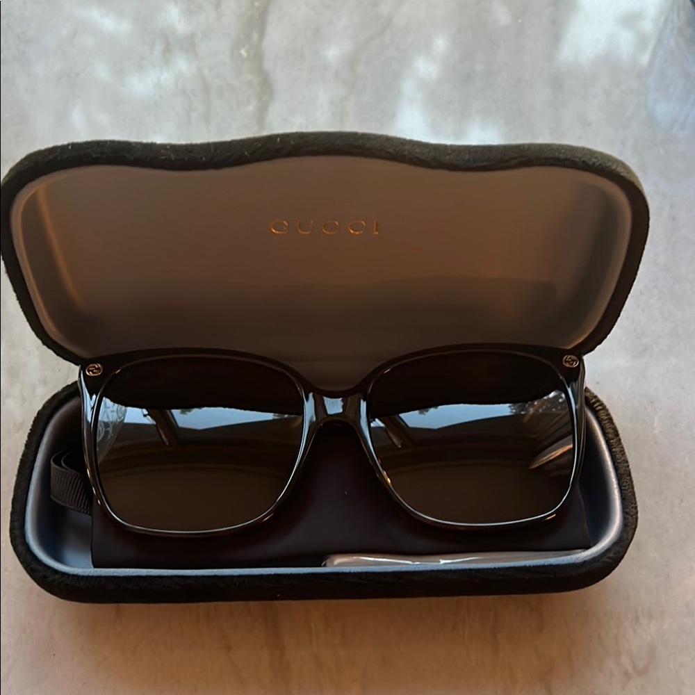 Gucci Brown Sunglasses with Case